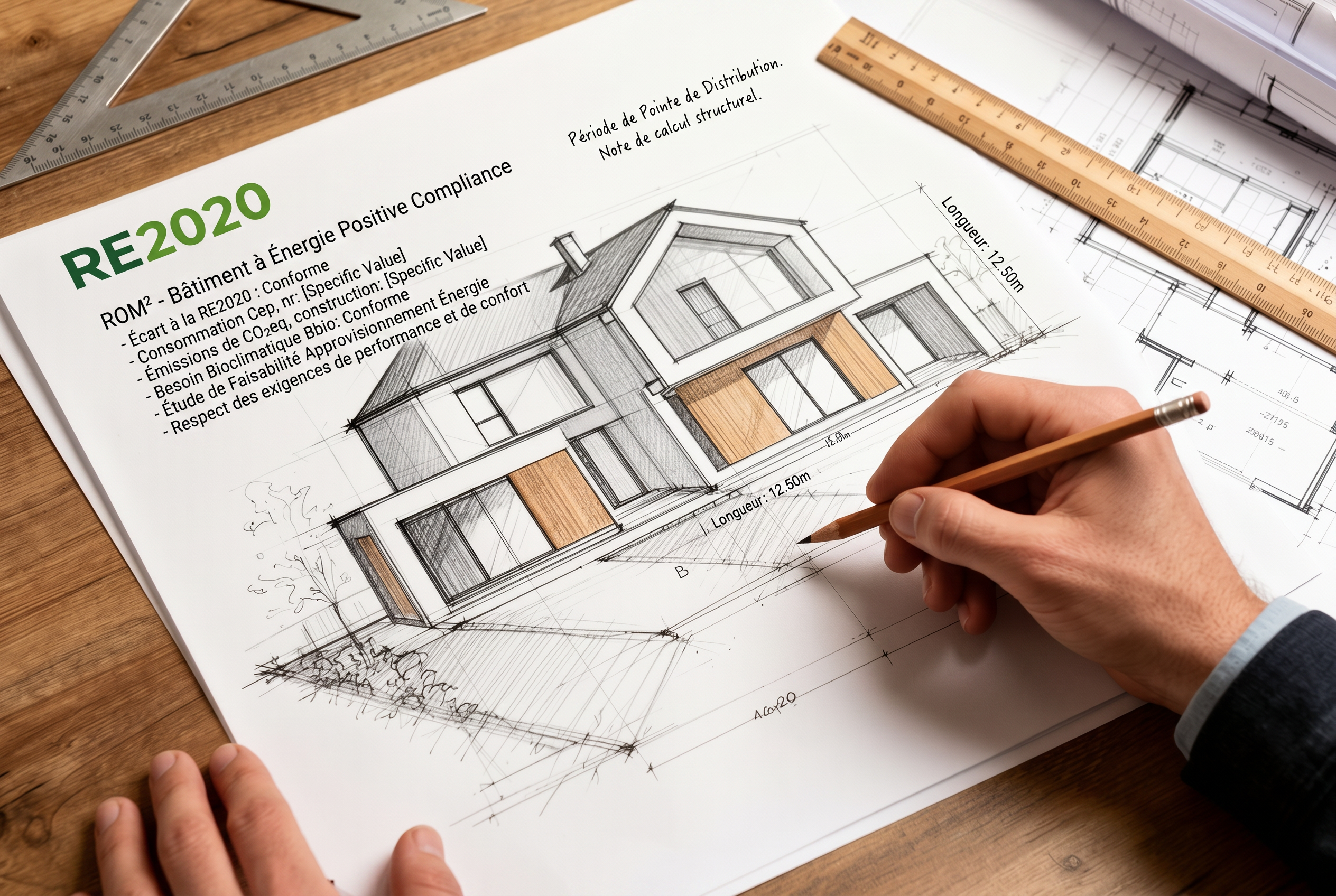 Étude thermique RE2020 pour professionnels